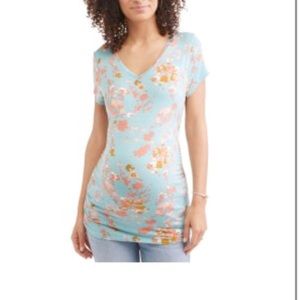 Liz Lange Small Floral Maternity Top